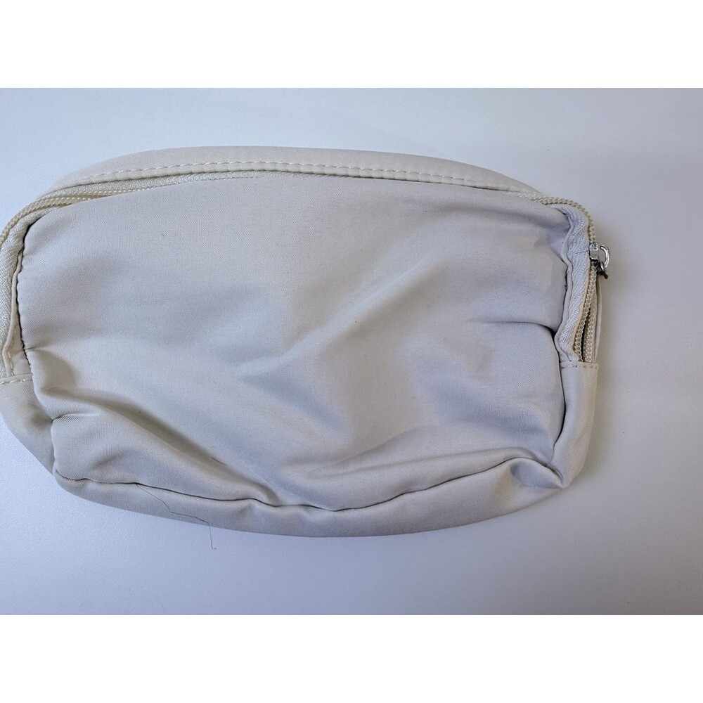 New Small Cream Colored Belt Bag Fanny Pack Travel Purse Bag Unbranded